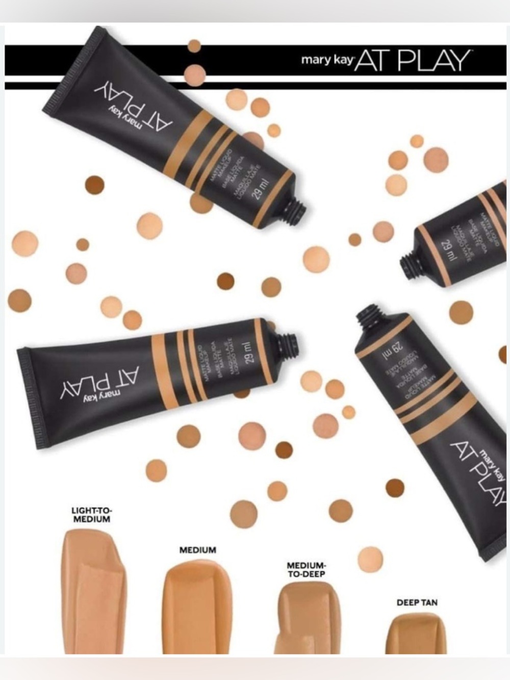Mary Kay At Play Matte Liquid Makeup -  Light To Medium - Picture 2 of 5